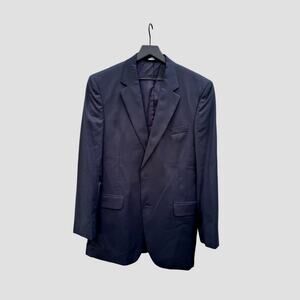 Jos. A. Bank Travelers Collection Mens Sport Coat 42L Black Blazer wool, lined